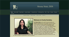 Desktop Screenshot of meenashahdds.com